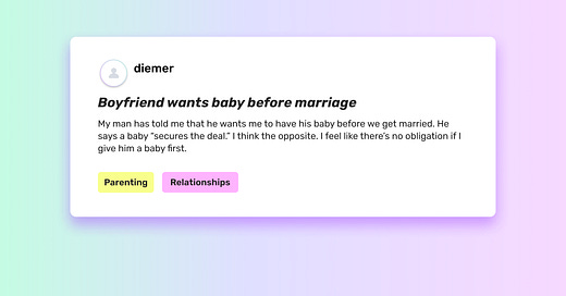 My Boyfriend Wants A Baby Before Marriage: What Should I Do?